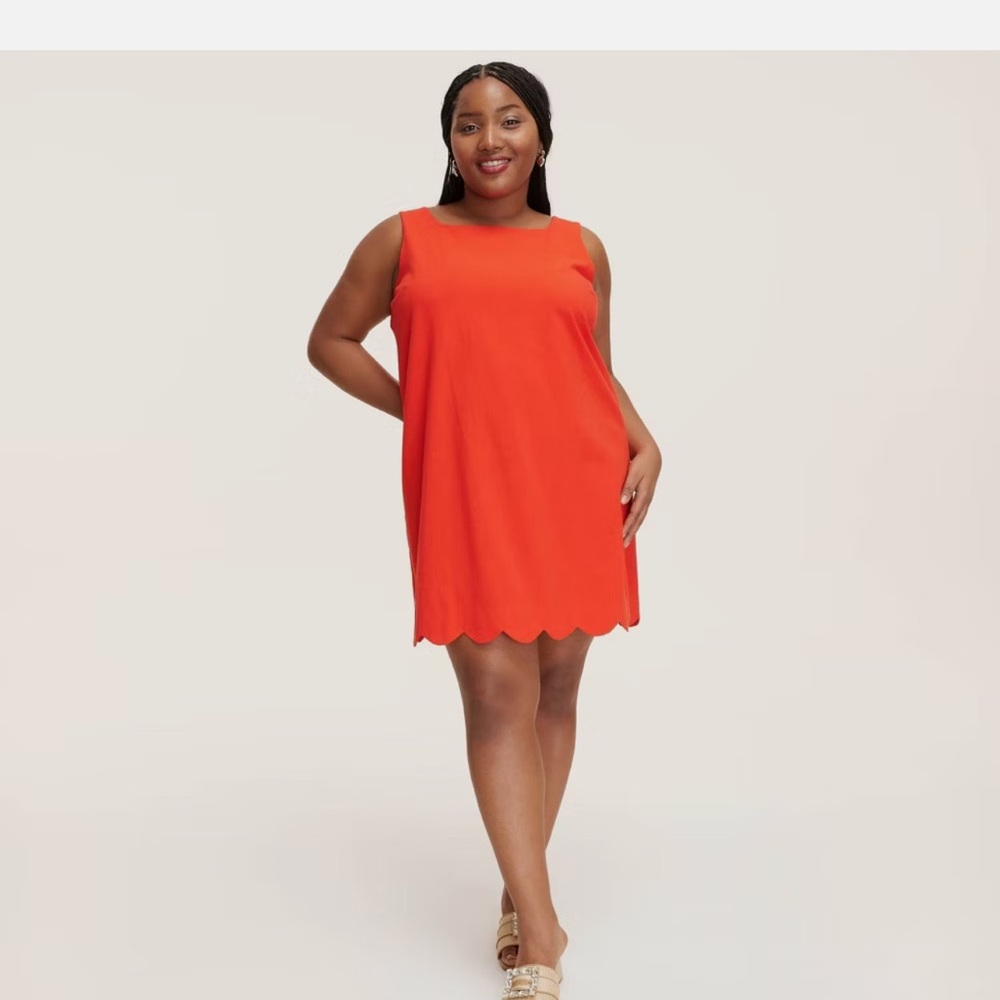 Vibrant Orange Sleeveless Dress kate spade xs